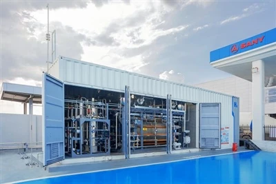 What is a skid-mounted compressor?